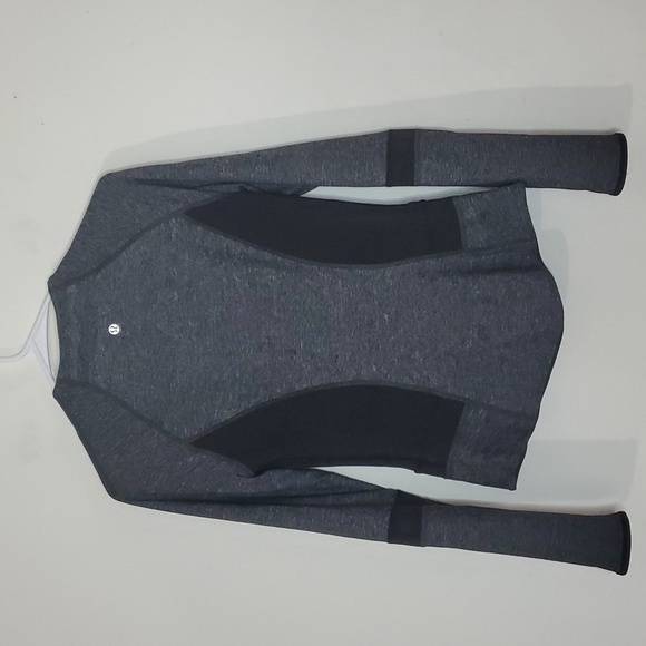 Lululemon Find Your Bliss Reversible Full Zip Jacket Size 6 Black Grey Womens - Picture 5 of 13